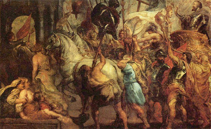 Peter Paul Rubens Gemaldezyklus zum Leben Heinrich des IV. Norge oil painting art